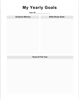 Devotional Planner