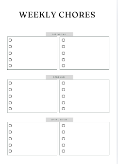 Decluttering and Cleaning Planner - Create a Clean, Organized Home